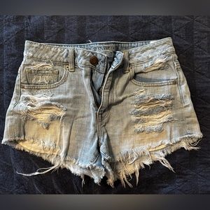American Eagle. Hi-rise Festival cut off shorts. Size 4.